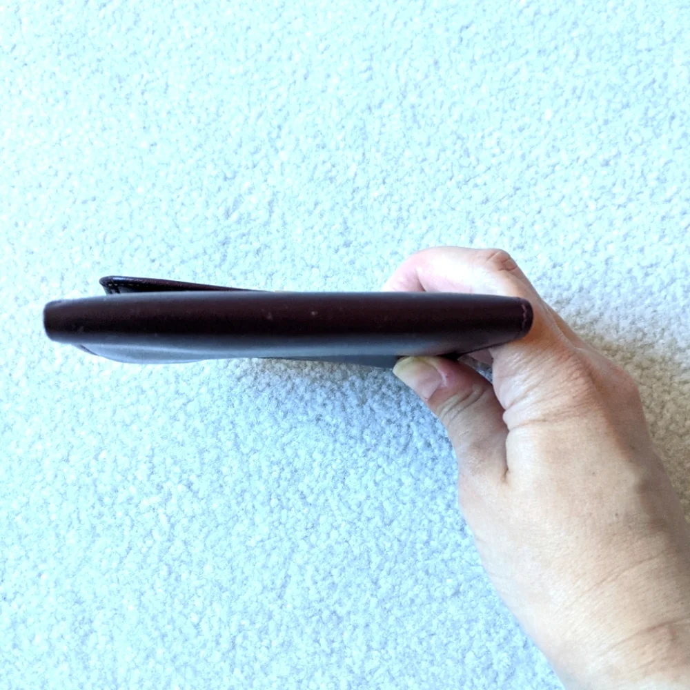 Buxton vintage brown top grain leather wallet